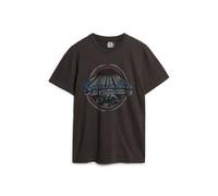 Superdry Rock Graphic Band Short Sleeve T-shirt Marron XL Homme