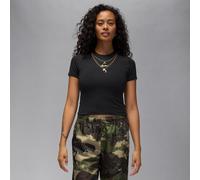 T-shirt à motif Jordan Flight pour Femme Noir/Blanc XS (FR 34-36)