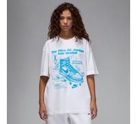 T-shirt à motif oversize Jordan pour femme Blanc XXL (FR 54-56)