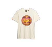 Superdry Gasoline Graphic Relaxed Short Sleeve T-shirt Beige S Homme