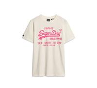 T-shirt à motif Superdry Neon Vintage Logo Beige 2XL