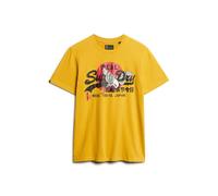 Superdry Tokyo Vl Graphic Short Sleeve T-shirt Jaune 2XL Homme