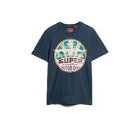 Superdry Workwear Gasoline Short Sleeve T-shirt Bleu S Homme