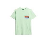Superdry Cali Logo Short Sleeve T-shirt Vert L Homme