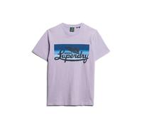 Superdry Cali Logo Short Sleeve T-shirt Violet XL Homme