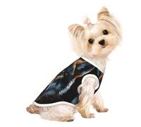 T-shirt à tête de loup pour petit chien, t-shirt pour filles, vêtements doux et respirants pour chats et chiens, convient pour les petits animaux de compagnie