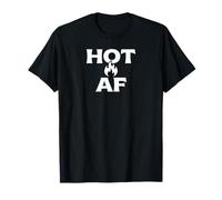 T-Shirt à Texte Minimaliste Hot AF Funny Sarcastic Florida Summer T-Shirt