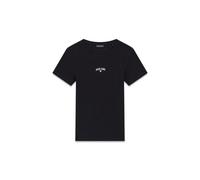 Guess T-shirt femme GJ SS CN RIB EMBRO – Rib brodé étoile – Noir M