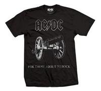 T-Shirt AC/DC About To Rock Unisexe Noir
