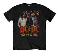 T-shirt acdc back in black unisexe noir taille l Noir G