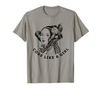 T-shirt Ada Lovelace Code Like A Girl T-Shirt