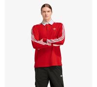Adidas Originals 3 Stripes Rugby Long Sleeve Polo Rouge XL Homme
