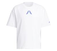 ADIDAS PERFORMANCE T-Shirt fonctionnel 'Anthony Edwards Believe' bleu cobalt / blanc, Taille L