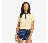 T-shirt adidas Cable Knit Cali Tee Polo Warm Vanilla L