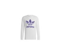 T-shirt ADIDAS Camo Str LS Tee Blanc - Homme/Adulte - 100% coton - Manches longues - Col arrondi XXL