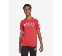 Adidas T-shirt Codes Collegiate Graphic manches courtes rouge junior 11-12 ans