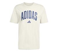 ADIDAS SPORTSWEAR T-Shirt fonctionnel 'Collegiate Lineage' beige clair / marine, Taille S