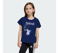adidas Mädchen Disney Frozen Tee, Dark Blue/White, 4-5 Years