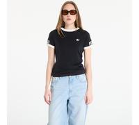 ADIDAS ORIGINALS T-shirt 'LAYERED CALITEE' noir / blanc, Taille XS-S