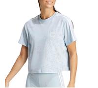 T-Shirt Adidas Essentials 3-Stripes Cropped Femmes XS