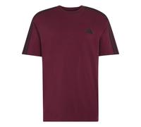 Adidas T-shirt Essentials Single Jersey Left Chest Branded Tee – 3-Stripes – M – team maroon 2/black