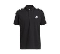 T-Shirt Adidas Essentials 3STRIPES Pique Polo Noir - Homme/Adulte S