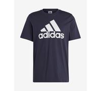 T-shirt adidas Essentials Big Logo manche courte bleu marine blanc pur - M