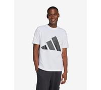 adidas Homme Essentials BIG Logo Single Jersey Tee, White/Black, S