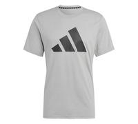 adidas Homme Train Essentials Feelready Logo Training Tee, Medium Grey Heather/Black, XL
