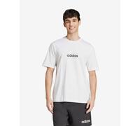 T-shirt adidas Essentials Linear Single manches courtes blanc noir - XS