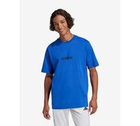 T-shirt adidas Essentials Linear Single manches courtes bleu intense noir - M