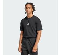 T-Shirt adidas Essentials Logo Petit Hommes Coton Noire Manches Courtes JE9024