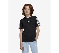 T-shirt adidas Essentials manches courtes noir pur blanc junior - 140