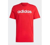 T-Shirt Adidas Essentials SI Tee ic9278 Homme Coton Rouge Manches Courtes