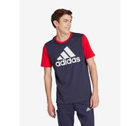 T-shirt adidas Essentials Single Big Logo manche courte bleu rouge blanc - XS