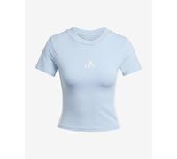 Adidas T-shirt Essentials 3 Stripes Slim Baby manches courtes Bleu XL Femme