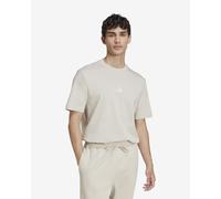 T-shirt adidas Essentials Small Logo Single Jersey manches courtes beige grisâtre - L