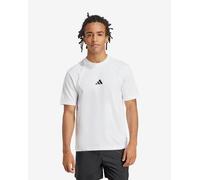 T-shirt adidas Essentials Small Logo Single Jersey manches courtes blanc pur noir - XS