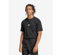 Adidas T-shirt Essentials Small Logo Single Jersey manches courtes noir pur XL
