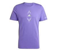 Adidas F50 Graphic Short Sleeve T-shirt Violet L Homme