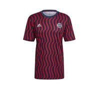 T-shirt Adidas FC Bayern Pre Match - Homme/Adulte - Rouge - Manches courtes M
