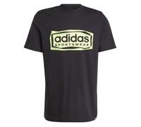 adidas Homme Folded Sportswear Graphic Tee, Black, XL