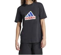 ADIDAS PERFORMANCE T-Shirt fonctionnel bleu / rouge / noir / blanc, Taille S