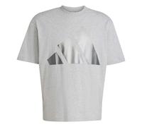 Adidas T-shirt Big Logo Tee – Gris chiné – Taille S Homme
