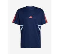 T-shirt adidas House Of Tiro Colorblock manches courtes bleu foncé rouge - XS
