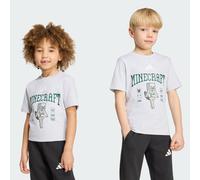 adidas Mixte Enfant Minecraft Skeleton Shirt, Light Grey Heather, 6-7 Years