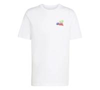 adidas Herren Mini Embroidery Surfing Graphic T-Shirt, White, 4XL