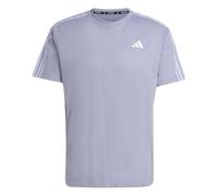 Adidas Own The Run 3 Stripes Short Sleeve T-shirt Violet S / Regular Homme