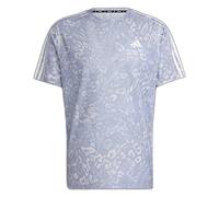 Adidas Own The Run Climacool 3 Stripes Short Sleeve T-shirt Bleu XL Homme