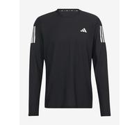 T-shirt adidas Own The Run manche longue noir pur blanc - XS